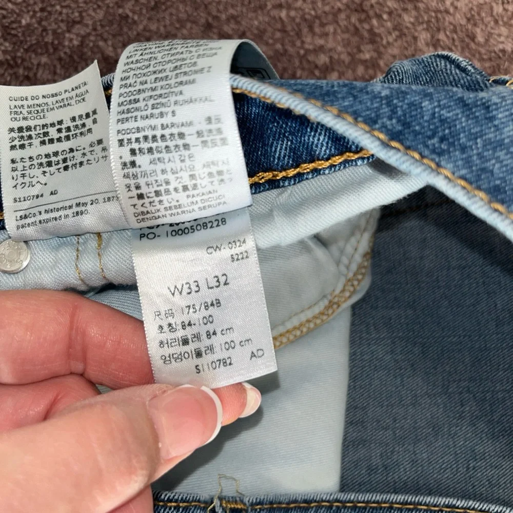 Levi's Classic Blue Jeans 33W X‎  32L